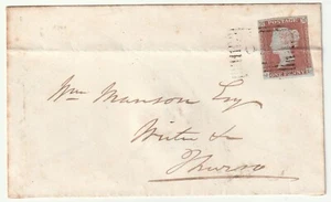 1849 CAITHNESS - UDC CASTLETOWN LOCAL NAMESTAMP TO WILLIAM MANSON THURSO - Picture 1 of 2
