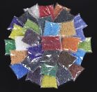 Rocailles Perlen Mix Set Schimmernde Farben (transp.&amp;iris) 3mm 31 Farben 620g