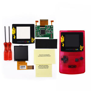 Touch Version 2.2" High Light Backlight LCD Kit + Shell Case For Game Boy Color