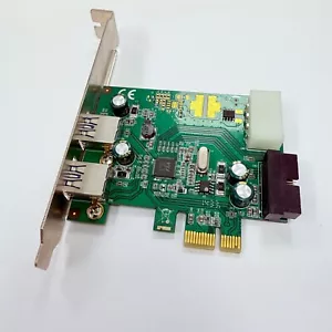 Scheda di espansione PCIe porte esterne USB 3.0 tipo A Syba SD-PEX20122 alto profilo - Foto 1 di 4