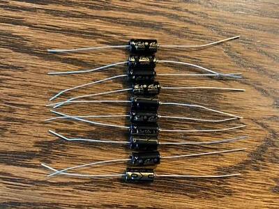 SUPERTECH Axial Electrolytic Capacitor, 3.3uF, 50V - Lot of 10