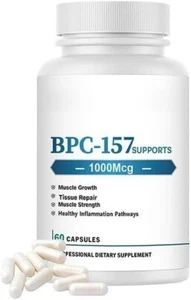 BPC 157 Peptide Capsules, BPC-157 Pro 1000mcg,New Protective Compound 157 Non-Gm - Picture 1 of 4