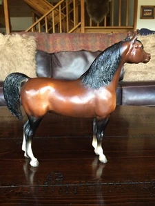 Vintage Breyer Horse #212 Witez II Mahogany Bay Proud Arabian Stallion 1971-‘80 - Picture 1 of 9