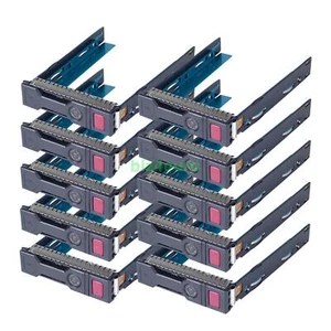 10Pack HP 3.5"Hard Drive Tray Caddy For HP Proliant DL160 DL560 DL380P Gen8 Gen9 - Afbeelding 1 van 8