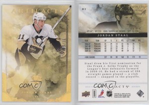 2010-11 Upper Deck Artifacts Rainbow /10 Jordan Staal #81
