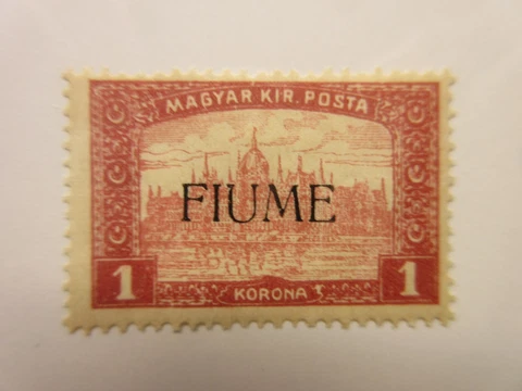 FIUME Scott 16 MINT NEVER HINGED Cat $72.50 Cover