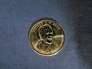 2020-P George H.W. BUSH US Dollar Philadelphia Mint GEM BU Upper Grading Ranges - Picture 1 of 4