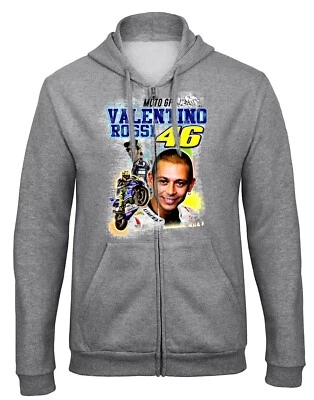 46 The DOCTOR Valentino Rossi Sweat à capuche zippé - 9004 - Gris - Photo 1/2