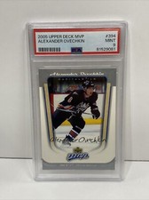 Alexander Ovechkin 2005-06 Upper Deck MVP ROOKIE CARD RC #394 PSA MNT 9 CAPITALS