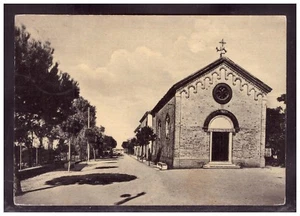 Postkarte Torre Pedrera Viale Tolmetta und Pfarrkirche Rimini HH315 - Bild 1 von 1