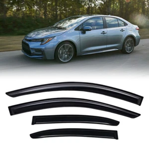 Window Visors Vent Rain Guards Deflector Fit For TOYOTA COROLLA Saloon 2020-2025 - Picture 1 of 11
