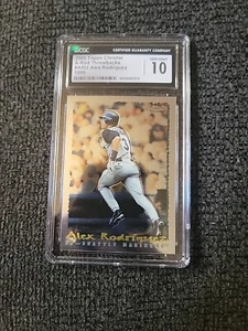 2005 Topps Chrome Baseball Alex Rodriguez #ARI2 - CGC 10 - BB145 - Picture 1 of 2
