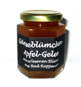 Gänseblümchen Apfel Gelee - Fruchtaufstrich Gsälz - 1 Glas / 210g - (21,43€/kg) - Bild 1 von 2