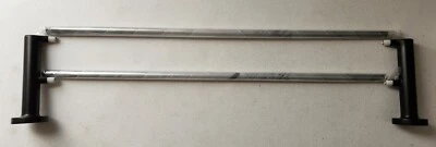 American Standard 7105224.243 Studio S 24 Inch Double Towel Bar, Matte Black - Image 1 of 4