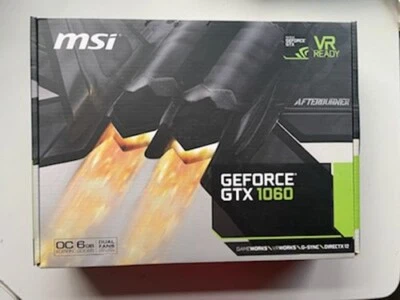MSI GEFORCE GTX 1060 6gb OC edition (Dual Fan) VIDEO CARD - Image 1 of 4