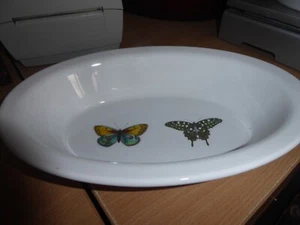 Brand New Portmeirion Botanic garden oval butterfly baking dish - Picture 1 of 3