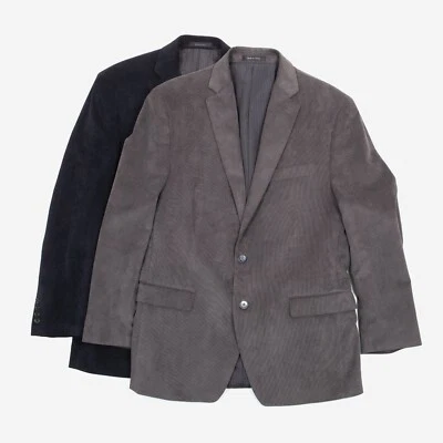 Calvin Klein Corduroy Blazers Blue and Gray Lot of 2 42R - Image 1 of 4