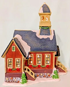 Lemax Christmas Village Houses Collection "Carole Towne School" 2002 - Picture 1 of 4