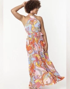 Unique Vintage Smak Parlour NWT Paisley Budding Romance Maxi Dress - Size Medium - Picture 1 of 6