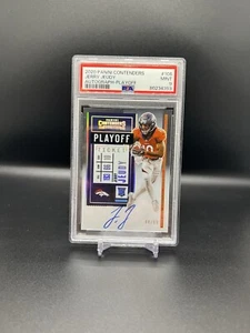 2020 Panini Contenders - Biglietto RPS Playoff #106 Jerry Jeudy /99 PSA 9 Autografo - Foto 1 di 1