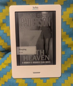 Kobo Touch N905C Touchscreen eReader / eBook Reader, with 6" Display, White Blue - Picture 1 of 6