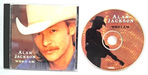 Vintage 1994 Original Alan Jackson Who I Am Cowboy Country Western Music Hits CD - Foto 1 di 9