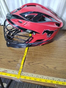 Casco Cascade MASON Lacrosse Adulto Taglia Unica Regolabile ROSSO NERO. - Foto 1 di 5