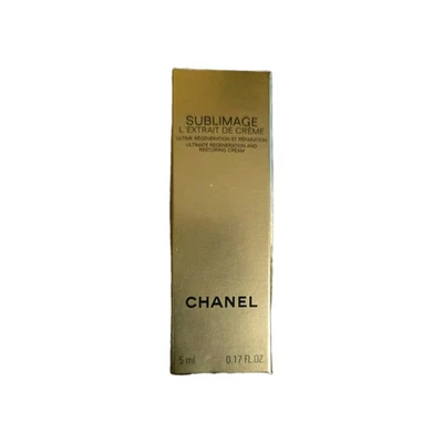 CHANEL SUBLIMAGE L’ EXTRAIT DE CREME ULTIMATE REGENERATION & RESTORE CREAM .17oz - Image 1 of 4