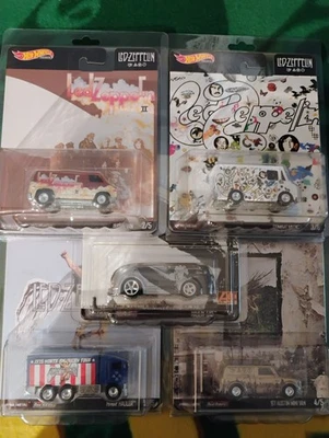 Hot Wheels Pop Culture LED ZEPPELIN 2020 juego de 5 protectores  Foto 1 de 4