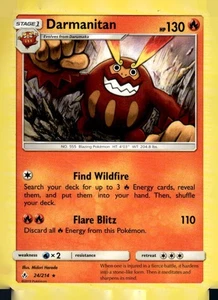 Pokemon TCG Darmanitan Sun & Moon: Unbroken Bonds Expansion Pack 24/214 - Picture 1 of 2