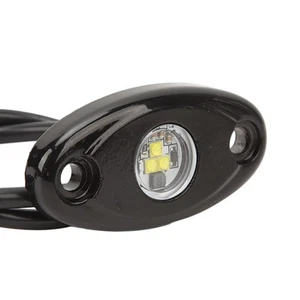 4PCS Underglow Light 9 To 32V 9W White Bright Light Heat Dissipation For Tru - Picture 1 of 24