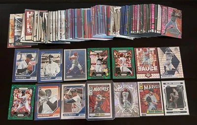Lote de tarjetas de béisbol inserciones Topps, paralelos, Prizms, Rose, Ryan, Mantle, Ichiro Foto 1 de 4
