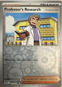 Ricerca del Professore 122/131 Reverse Holo– Evoluzioni Prismatiche Pokémon TCG NM - Foto 1 di 1
