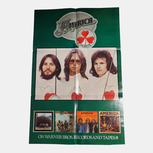 America Hearts Vintage Original 1975 Promo Poster 23x35 Warner Bros Folk Rock - Picture 1 of 6