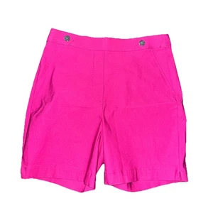 NEW Women's Pink RAFAELLA pull on shorts size 8 - Picture 1 of 2