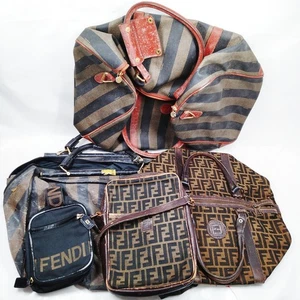Fendi PVC Handtasche Schultertasche 5 Stück Set 582339 - Bild 1 von 9