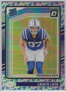 LAIATU LATU 2024 PANINI OPTIC PRIZM ROCKET EMOJI SP - Picture 1 of 2