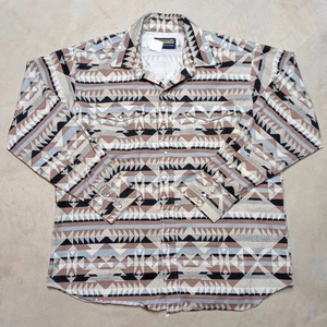 Panhandle Slim Shirt Mens XL Made in USA Aztec Southwestern Pearl Snap Rodeo - Picture 1 of 8