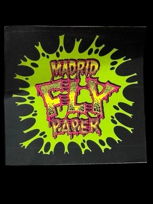 Pegatina vintage de patinetas de papel mosca Madrid Foto 1 de 3