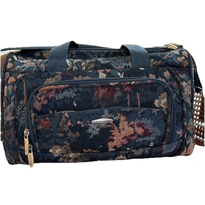 Bolso de Lona Pierre Cardin Vintage Lona Verde Azulado Foto 1 de 4