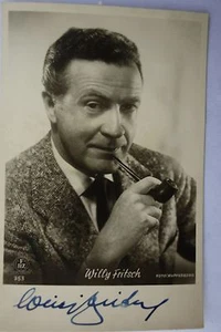 14386 Viejo Foto Autógrafo AK Willy Fritsch Autógrafo Auténtico Firma - Imagen 1 de 1