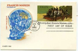 UX94 "Swamp Fox" Francis Marion, 1782, Farnam, HF, FDC - Picture 1 of 1