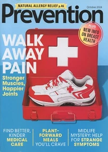 Prevention Magazine - October 2024 / Walk Away Pain / Natural Allergy Relief - Picture 1 of 1