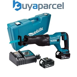Makita DJR186RTE 18v LXT Reciprocating Recip Sabre Saw - 2 x 5.0ah Batteries - Picture 1 of 2