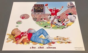 ohio state buckeyes Vs Michigan Wolverines 1987 Poster Print Football Kids Dream - Picture 1 of 1