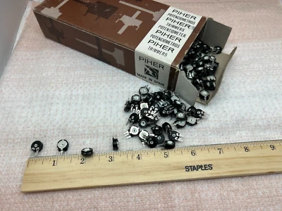 Trimmer Potentiometer Trim Pot, 1 Meg Ohms, Side Adjust, See Pics, Quantity Of 2 - Image 1 of 4