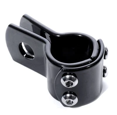 Schellen Befestigungs Klemmen 25mm Black Schwarz 1"  Lenker Bügel Tacho Rahmen  - Bild 1 von 3