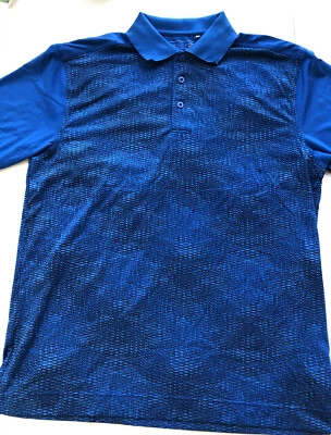 CUTTER & BUCK golf Polo Shirt MEDIUM short Sleeve Top CB DryTec Stretch (ja10) - Image 1 of 4