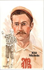 1980-02 Perez-Steele Hall of Fame Postcards #58 Kid Nichols oversized