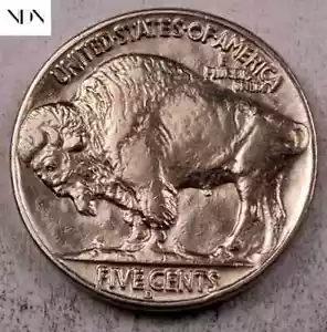 1936-D Buffalo Nichel - Quasi non circolato (AU) - Foto 1 di 2